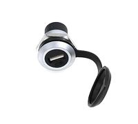 ZBLZGP Lot de 2 adaptateurs USB femelle vers femelle - Connecteur USB 2.0 en métal pour mur de sol