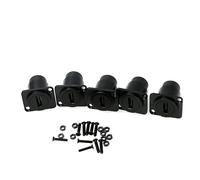 ZBLZGP Lot de 5 connecteurs HDMI femelle de type D pour montage sur panneau HDMI 4K 60 Hz HD pour boîtier de montage sur châssis, serveur rack vidéo, noir