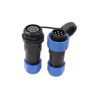 ZBLZGP SD20 Connecteur étanche IP68 Circulaire LED Power Cable Plug Socket Wire Electric Panel Mount Solder Connector (Connecteur direct, 7 Pin)