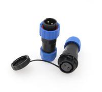 ZBLZGP SD20 Connecteur étanche IP68 LED Câble d'alimentation Connecteur femelle Fil Électrique Panel Mount Connecteur à souder (Connecteur direct, 2 Pin)