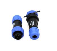 ZBLZGP SP13 Connecteur étanche IP68 4 broches pour panneau de châssis en plastique résistant à la poussière Prise mâle femelle pour automobile AC DC Alimentation solaire