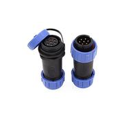 ZBLZGP SP21 7 broches IP67 Connecteur de câble d'aviation étanche à souder terminaison électrique prise et prise pour lumière LED