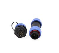 ZBLZGP SP21 Connecteur circulaire aéronautique à 8 broches en plastique étanche IP68 pour éclairage LED électrique