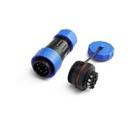 ZBLZGP TY24 Connecteur aéronautique 8 broches 5 A 380 V en plastique étanche sans soudure mâle femelle pour machines électriques extérieures