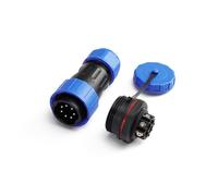 ZBLZGP TY24 Connecteur aéronautique étanche 7 broches 10 A, sans soudure, vis à sertir, montage sur panneau arrière, prise mâle femelle, déconnexion rapide