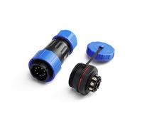 ZBLZGP TY24 Connecteur aéronautique étanche à 9 broches 5 A, sans soudure, prise mâle et femelle, déconnexion rapide pour électricité marine extérieure