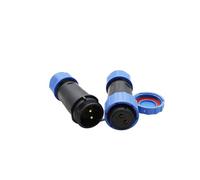 ZBLZGP TY24 Connecteur d'alimentation solaire à 2 broches étanche, connexion à vis sans soudure, support de panneau à déconnexion rapide pour stations de base de communication et alimentations RV