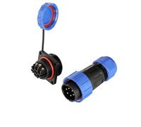 ZBLZGP TY24 Connecteur étanche à 6 broches, sans soudure, montage sur panneau mâle, femelle, déconnexion rapide pour l'alimentation