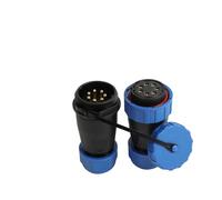 ZBLZGP TY24 Connecteur étanche IP68 à 7 broches, sans soudure, connexion à vis, station d'accueil femelle à verrouillage rapide pour éclairage LED extérieur