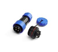 ZBLZGP TY24 IP68 Connecteur étanche 4 broches sans soudure, tension de résistance 1500 V, idéal pour les contrôleurs de moteur et capteurs de pression de voiture