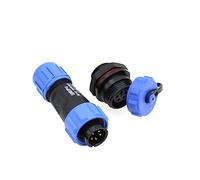 ZBLZGP Weipu Connecteur rond pour câble aéronautique série SP13 étanche IP68 Boîtier connecteur encastrable (5 broches)