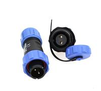 ZBLZGP Weipu SP13 Connecteur rond à 2 broches pour câble d'aviation étanche IP68 Connecteur encastrable pour appareils industriels Signal d'alimentation