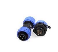 ZBLZGP Weipu SP17 Connecteur 3 broches femelle mâle Montage avant Prise anti-poussière SP1710 SP1712 Haute tension électrique Connecteur rond lourd