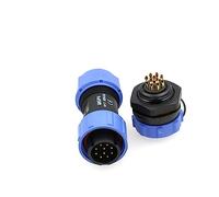 ZBLZGP WEIPU SP17 SP1710+SP1712 IP68 Connecteur électrique pour l'industrie automobile étanche 10 broches mâle femelle écrou femelle 5 A 6-10 mm diamètre extérieur du câble