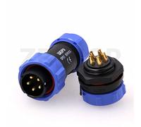 ZBLZGP WEIPU SP21 SP2110/P+SP2112/S IP68 Étanche 5 Broches Docking Screw Souder Câble Connecteur Mâle