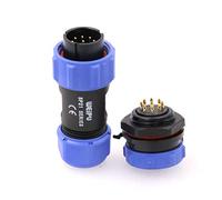 ZBLZGP WEIPU SP21 SP2110/P+SP2112/S IP68 étanche à l'eau 2 3 4 5 7 9 12 broches pour soudage câble connecteur mâle (9 broches)