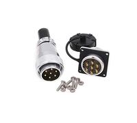 ZBLZGP WEIPU WS28 Aviation Wire Panel Câble d'alimentation Châssis Métal Fiche Mâle Femelle Fiche Femelle Outdoor Auto Electrique Industriel Signal Fiche (TQ+Z 1 fiche & 1 prise, 7 pôles)