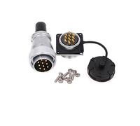 ZBLZGP WEIPU WS28 Aviation Wire Panel Câble d'alimentation Châssis Métal Fiche Mâle Femelle Fiche Femelle Outdoor Auto Electrique Industriel Signal Fiche (TQ+Z 1 F & 1 F, 10 broches)