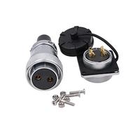 ZBLZGP WEIPU WS28 Aviation Wire Panel Câble d'alimentation Châssis Métal Fiche Mâle Femelle Fiche Femelle Outdoor Auto Electrique Industriel Signal Fiche (TQ+Z 1 femelle & 1 mâle, 2 pôles)