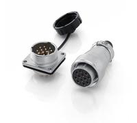 ZBLZGP WS24 Connecteur 12 broches femelle mâle Prise industrielle en métal Aviation Connecteur électrique circulaire pour station solaire électrique portable