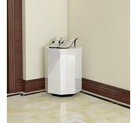 ZBORAVPIX Armoire à Chaussures Slim Cupboard, Banc à Chaussures Moderne et Fin avec Porte cachée(White,43 * 45cm/17 * 18in)