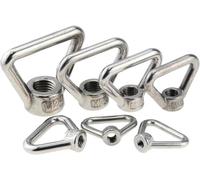 ZBORAVPIX Boucles de boulons, 304 Stainless Steel Lifting Eye Nuts Pack of 2 M8-M24(M14)