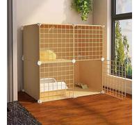 ZBORAVPIX Enclos pour Chats Cage Boîte Caisse Chenil, Cage for Chat, Parc, enclos for Petits Animaux, Plusieurs Tailles(75x49x73cm)