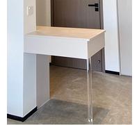 ZBORAVPIX Pieds de Table en Acrylique Transparent, Acrylic Furniture Legs Replacement DIY Clear 70 Cm Height 4-8 Cm Diameter(70cm(Diameter 8cm))