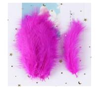 ZBORAVPIX Plumes colorées pour Loisirs créatifs, Plumes Artisanales Multicolores de 10 à 15 cm, Lot de 50/100/200 pièces(Color 3,200pcs)