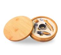 ZBPASL Tire-Bouchon de vin, ouvre Bouteille, Ensembles de Sommelier avec ouvre-Bouteille, Bouchon de vin, Ensemble d'accessoires pour Le vin (Wood 0B)