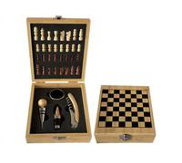 ZBPASL Vin Tire-bouchon de vin, ouvre bouteille, ensembles de sommelier avec ouvre-bouteille, bouchon de vin, Ensemble d'accessoires pour Le vin (Wood 0C)