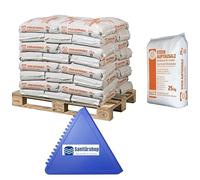 zbs24 Palette de sel de déneigement 40 x 25 kg - Sel de déneigement adapté aux services professionnels d'hiver Sac de 25 kg avec 1 grattoir à glace