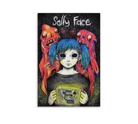 ZBSXLBNG Sally Face Poster peinture décorative sur toile Art mural pour salon, chambre à coucher, 30 x 45 cm