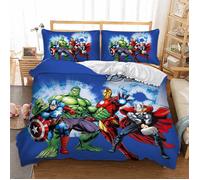 ZBT084546 Parure de lit Spiderman universelle, housse de couette Avengers, housse de couette Marvel Heroes pour enfants 220X240CM