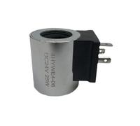 ZBWZXBDJ Bobine d'électrovanne hydraulique 4HYWE4-06, diamètre intérieur 14mm, Hauteur 40mm, DC12V DC24V 25W(DC12)