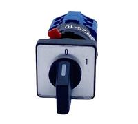 ZBWZXBDJ Commutateur à Came Rotatif LW26-10A, Montage à Trou Unique, Taille 16,2 mm, 1/2/3/4 pôles, sélecteur de Commutation, contrôle de Puissance(3P-12 Terminals)