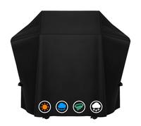 ZBXFCSH Housse de Barbecue Robuste pour Barbecue Napoleon 425 Series 61527 et 525 61427 Rogue Series, Housse de Protection étanche pour Tous Les Temps, Noir