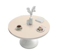 ZBXXSC Nappe Ronde en Cuir Artificiel Tapis de Table en Cuir Antidérapant Imperméabilisation Facile à Nettoyer pour Cuisine protéger et décorer(A, Round 110cm)