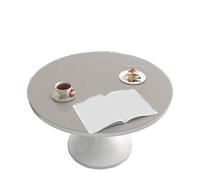 ZBXXSC Nappe Ronde en Cuir Artificiel Tapis de Table en Cuir Antidérapant Imperméabilisation Facile à Nettoyer pour Cuisine protéger et décorer(C,Round 115cm)