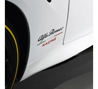 ZBYFCLK Insigne de Voiture en 3D pour Alfa Romeo Giulia (952) 2016-2022 Badge Autocollant en D'emblème Emblème Voiture Imperméable Accessoire de Décoration pour Voiture,Blac-k 300 * 85mm