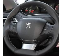 ZBYFCLK Insigne de Voiture en 3D pour Peugeot 308 307 408 208 508 3008 2008 3008 5008 Badge Autocollant en D'emblème Emblème Voiture Imperméable Accessoire de Décoration pour Voiture,Silve-r