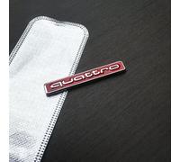 ZBYFCLK Quattro Insigne de Voiture en 3D pour S3 S4 S5,Badge Autocollant en D'emblème Emblème Voiture Imperméable,Accessoire de Décoration pour Voiture,EE