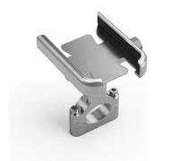 ZBYFCLK Support Telephone Moto pour Kawasaki KLX 140,Support Téléphone Rotatif à 360° Anti-Vibrations,pour Guidon,Retroviseur,Antirouille,Handlebar Silv-ER