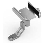 ZBYFCLK Support Telephone Moto pour Piaggio MP3 500,Support Téléphone Rotatif à 360° Anti-Vibrations,pour Guidon,Retroviseur,Antirouille,Mirror Type Silv-ER