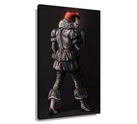 ZBYYFC Affiches et impressions 30 * 50cm Senza Cornice It Chapter Two Movie Pennywise The Dancing Clown Poster Canvas Wall Art Pictures for Bedroom Wall Art Gifts Decor