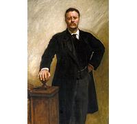 ZBYYFC Affiches et impressions 30 * 50cm Senza Cornice John Singer Sargent - Theodore Roosevelt 3 poster fotografici e stampe d'arte murali Arredamento moderno per la casa da letto della famiglia
