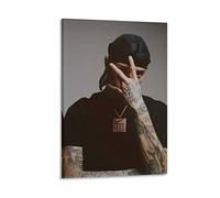 ZBYYFC Impression Sur Toile 30 * 50cm Senza Cornice Central Cee British Rapper Fashion Art Poster per la decorazione dell'ufficio del soggiorno