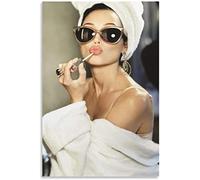 ZBYYFC Impression Sur Toile 50 * 70cm Senza Cornice Audrey Hepburn lucidalabbra (1) Poster e immagine artistica da parete Modern Family Bedroom Decor