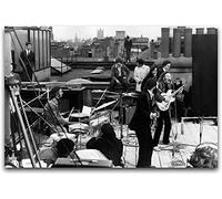 ZBYYFC Impression Sur Toile 60 * 90cm Senza Cornice Concerto dei Beatles sul tetto< stampa di dipinti per la decorazione della camera da letto del soggiorno