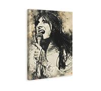 ZBYYFC Impression sur toile Affiche 60 * 80cm Senza Cornice Cantante Steve Perry Rock Music Poster Arredamento Casa Decorativo Soggiorno Camera da letto